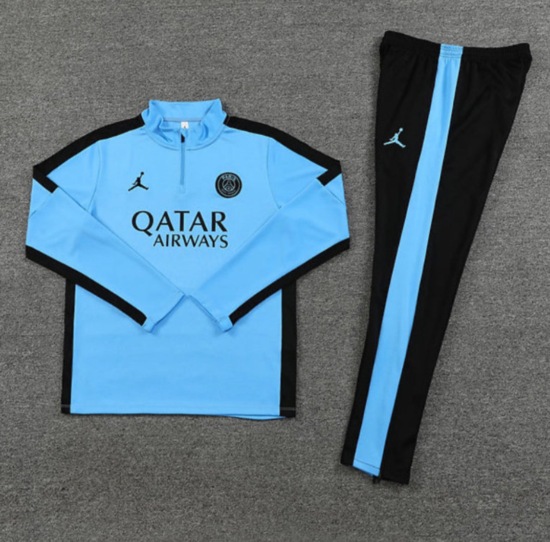 Black / White (Striped) - Paris Tracksuit