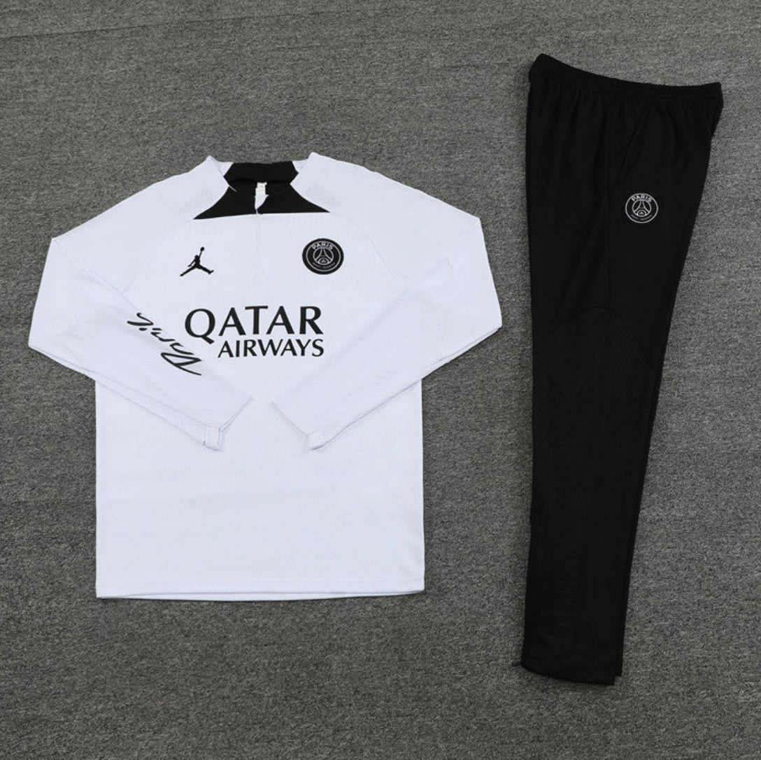 White / Black - Paris Tracksuit