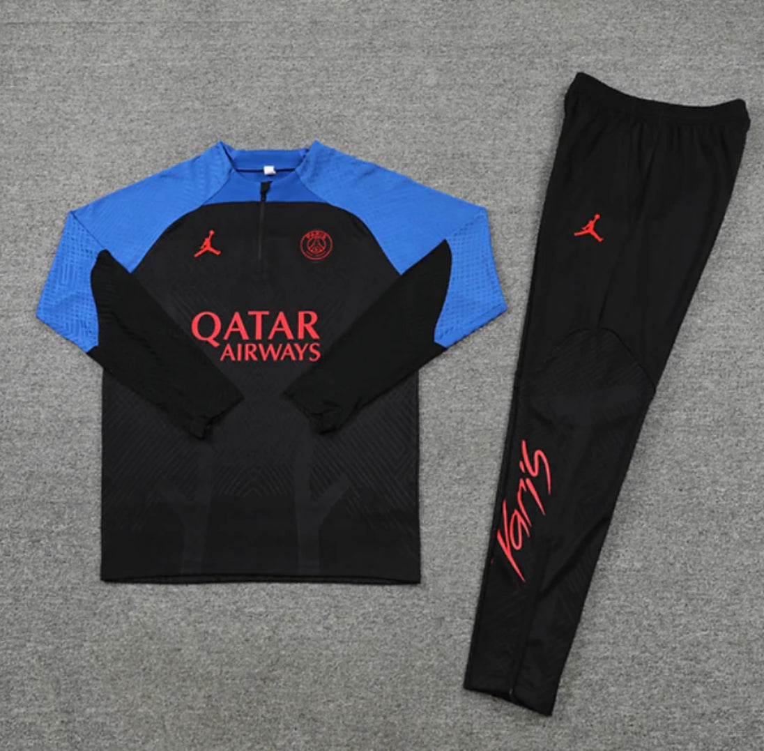 Black / Blue - Paris Tracksuit