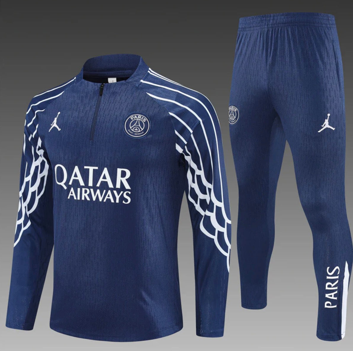 Blue / White Sleeve - Paris Tracksuit