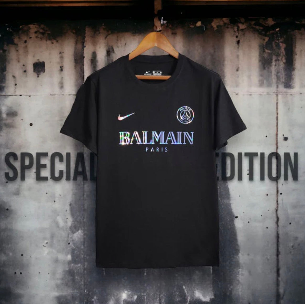 PSG ‘BALMAlN’ Premium Jersey - Black