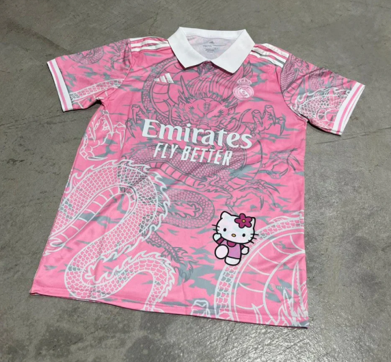 Real Madrid Special Jersey - Hello Kitty (Pink)