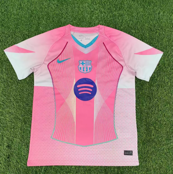 FC Barcelona ‘Pink Mirage’ (Fan Version) Premium Jersey