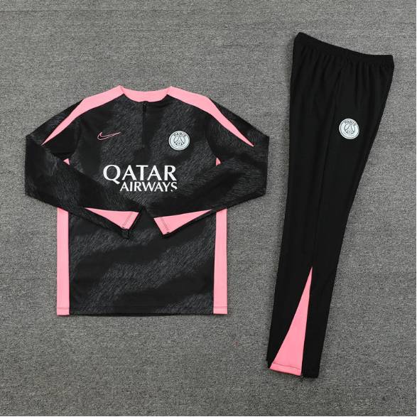 Black / Pink (New Season) - Paris Tracksuit